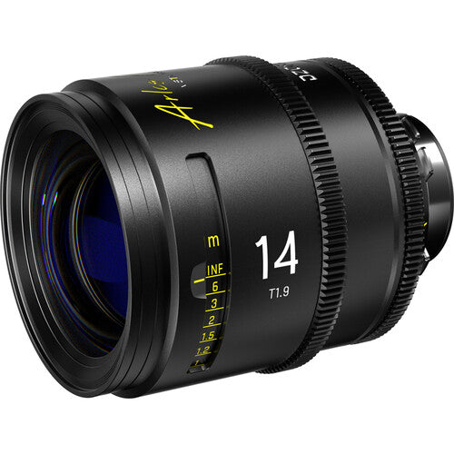 DZO Arles 14mm T1.9 FF/VV Prime Cine Lens - PL Mount, Feet