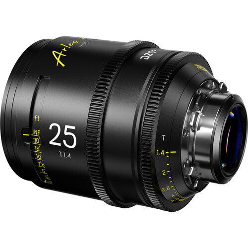 DZO Arles 25mm T1.4 FF/VV Prime Cine Lens - PL Mount, Feet