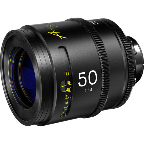 DZO Arles 50mm T1.4 FF/VV Prime Cine Lens - PL Mount, Feet