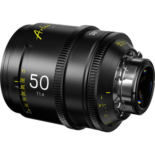 DZO Arles 50mm T1.4 FF/VV Prime Cine Lens - PL Mount, Feet