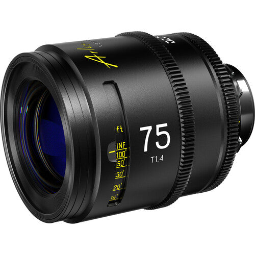 DZO Arles 75mm T1.4 FF/VV Prime Cine Lens - PL Mount, Feet