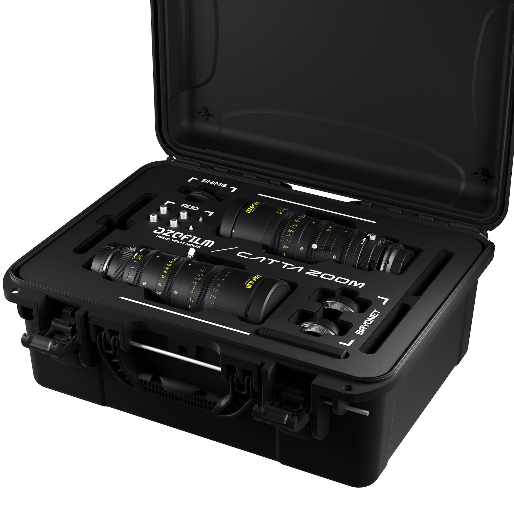 DZO Catta FF Zooms - 35-80/70-135 T2.9 - E-Mount (Black) with Hard Case