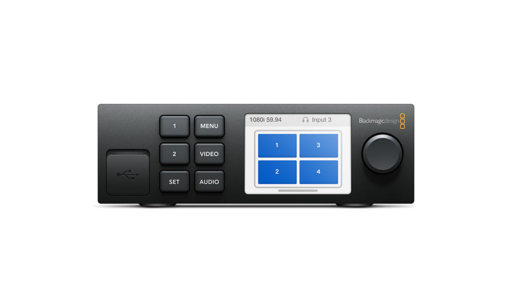 MultiView 4 with 2.2" LCD display & 4 SDI sources