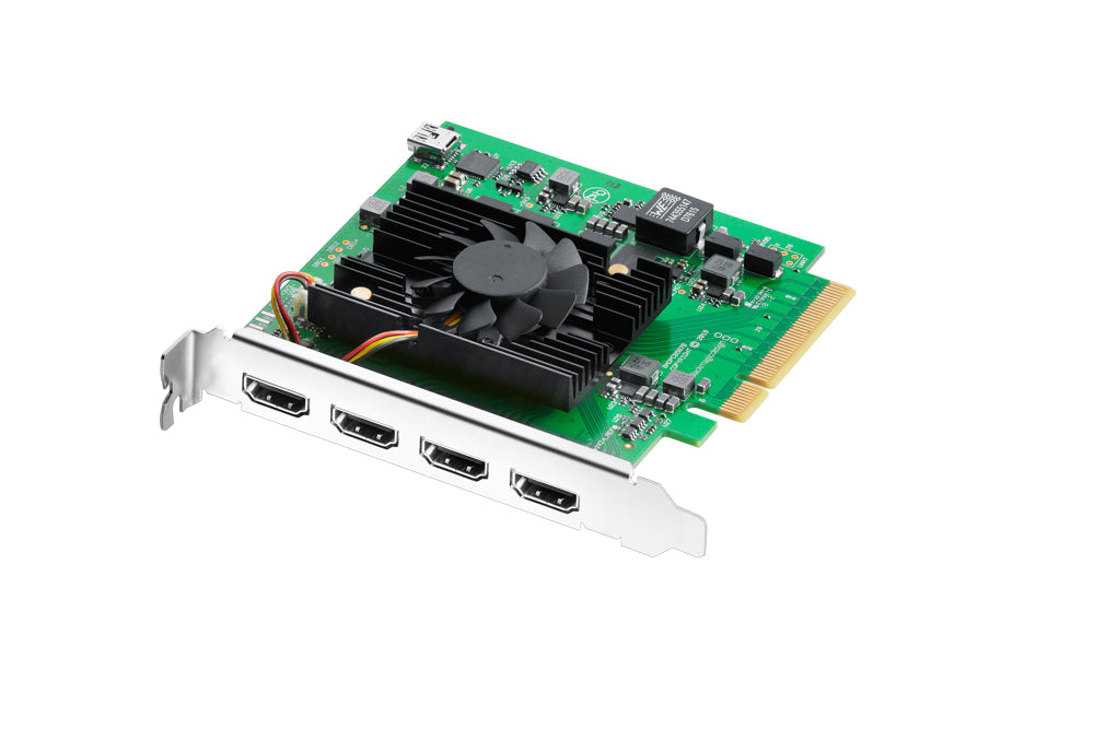 DeckLink Quad HDMI recorder card with PCIe capture