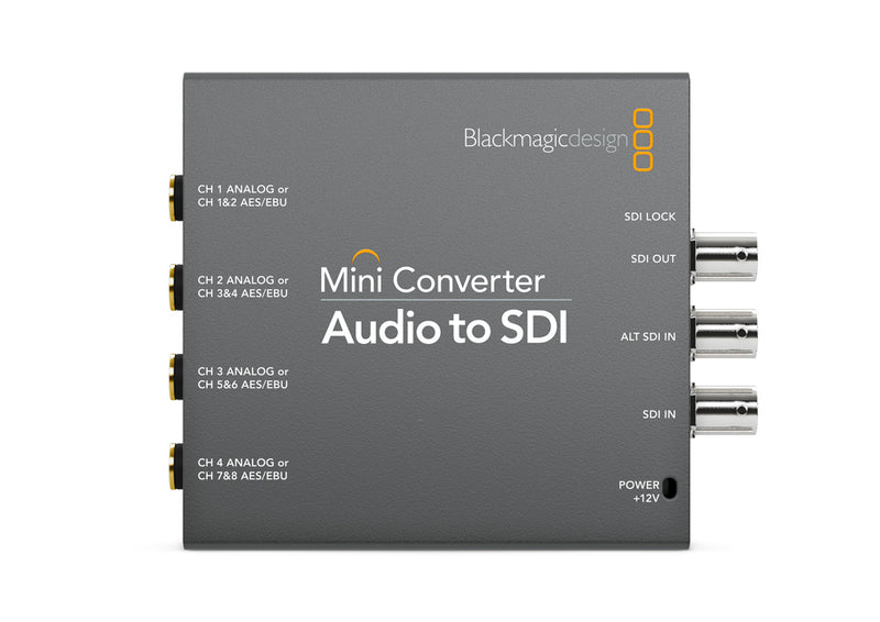 Mini Converter - Audio to SDI 2 w/12v supply