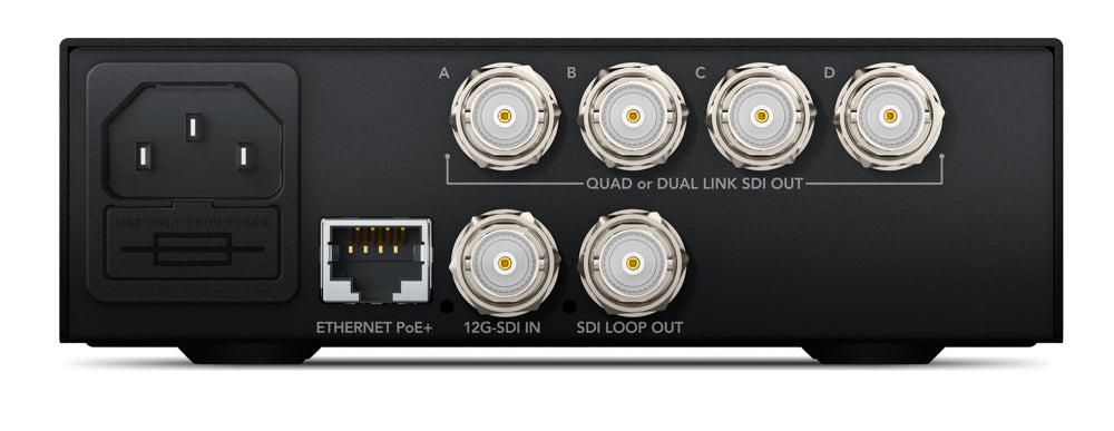 Teranex Mini 12G-SDI to quad SDI converter