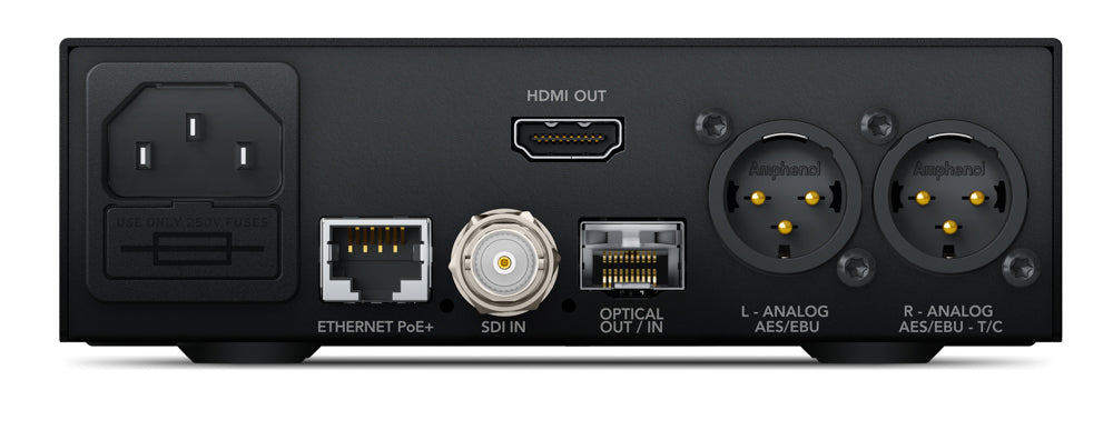 Teranex Mini optical to HDMI 12G converter