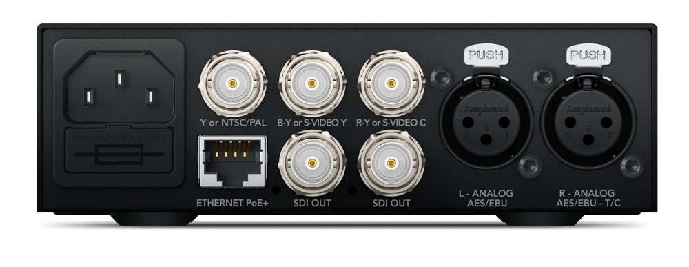 Teranex Mini analog to 12G-SDI converter