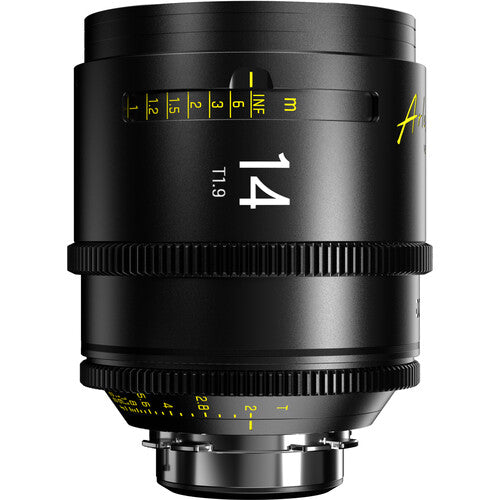 DZO Arles 14mm T1.9 FF/VV Prime Cine Lens - PL Mount, Feet