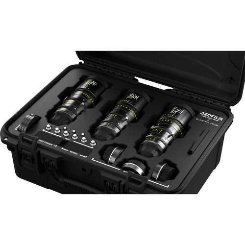 DZO Catta FF Zooms - 18-35/35-80/70-135 T2.9 - E-Mount (Black) with Hard Case