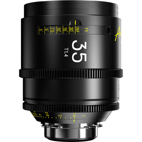 DZO Arles 35mm T1.4 FF/VV Prime Cine Lens - PL Mount, Feet