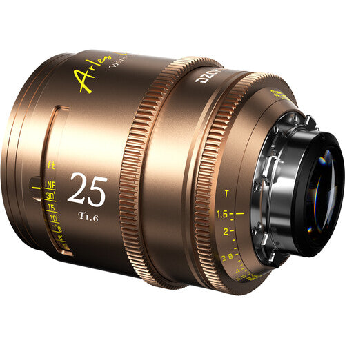 DZO Arles Lustre - 25/35/50/75mm - PL Mount Golden Coating (Imperial) - 4 Lens Kit Case