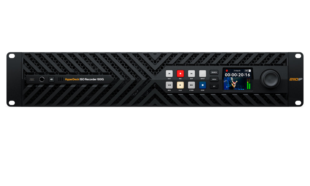 HyperDeck ISO Recorder with 100G Ethernet