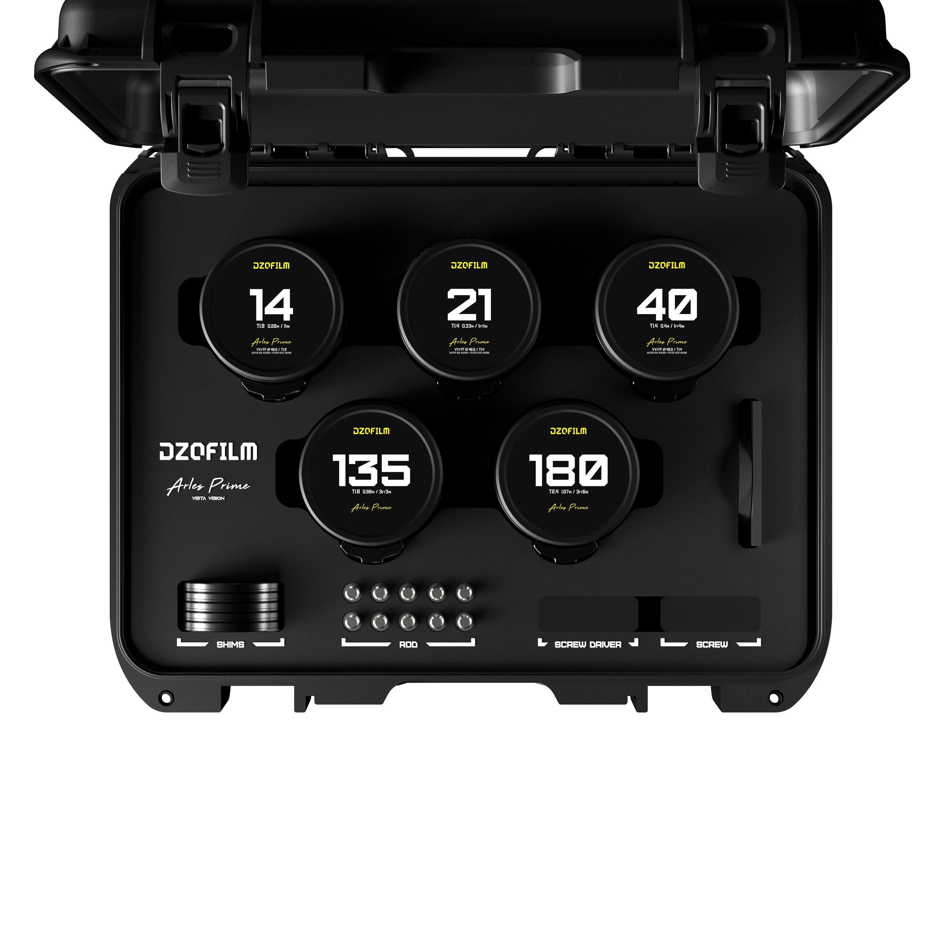 DZO Arles - 14/21/40/136/180 FF/VV - PL mount B-Set