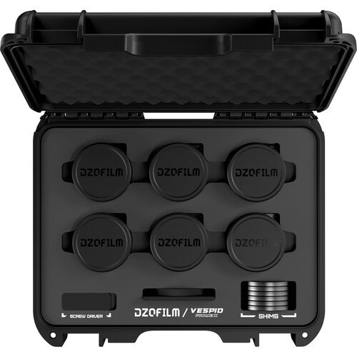 DZO Vespid Prime 2 - 18/24/35/50/85/105mm - PL Mount - 6 Lens Kit with Case