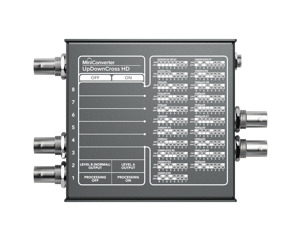 Mini converter UpDownCross HD with SDI/HDMI inputs & outputs